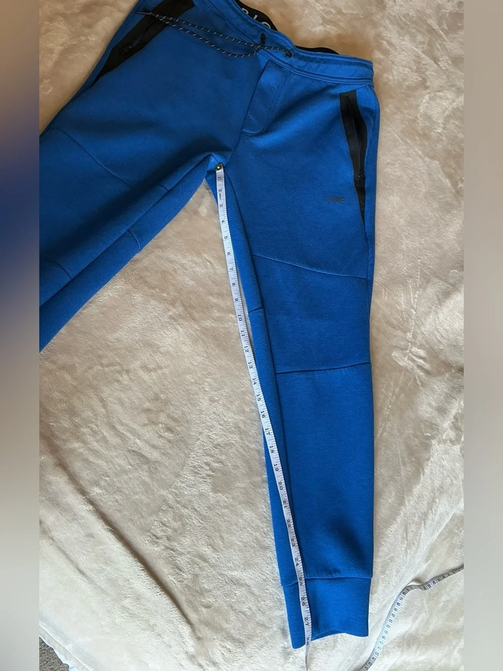 American Eagle Outfitters activewear bright blue & black trim sweat pants Size M
